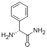 (R)-2-アミノ-2-フェニルアセトアミド 化学構造式