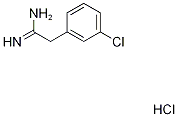 2-(3-chlorophenyl)ethanimidamide hydrochloride Structure