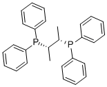 (2S,3S)-(-)-2,3-双(二苯基膦)丁烷 结构式