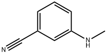 3-(甲基氨基)苯甲腈 结构式