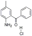 Methanone, (2-aMino-5-Methylphenyl)phenyl-, hydrochloride 结构式