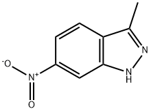 3-甲基-6-硝基-1H-吲唑, 6494-19-5, 结构式