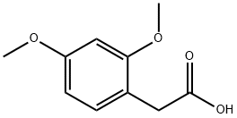 2,4-Dimethoxyphenylacetic acid Struktur