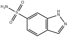 (7CI,8CI)-1H-吲唑-6-磺酰胺, 6497-77-4, 结构式