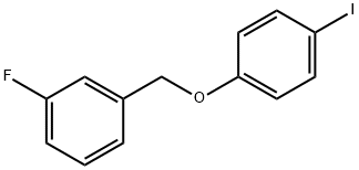 1-((4-碘甲氧基)甲基)-3-氟苯, 649740-30-7, 结构式