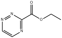 1,2,4-トリアジン-3-カルボン酸エチル 化学構造式