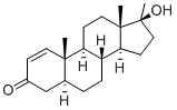 17α-甲基异睾酮 结构式