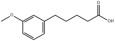3-甲氧基苯戊酸, 6500-64-7, 结构式
