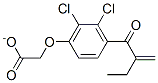 Ethacrynate, 6500-81-8, 结构式