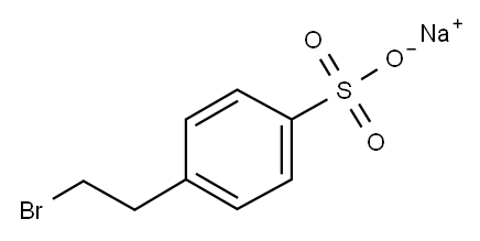 4-(2-溴乙基)苯磺酸钠 结构式