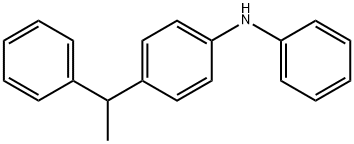 N-phenyl-4-(1-phenylethyl)aniline 结构式
