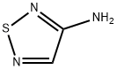 1,2,5-噻二唑-3-胺, 6504-55-8, 结构式
