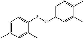2,4-ジメチルフェニル(3,4-ジメチルフェニル)ペルスルフィド 化学構造式
