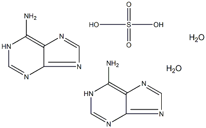 腺嘌呤硫酸盐二水合物, 6509-19-9, 结构式