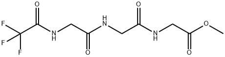 N-[N-[N-(Trifluoroacetyl)glycyl]glycyl]glycine methyl ester Structure