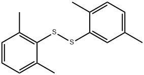 2,5-ジメチルフェニル(2,6-ジメチルフェニル)ペルスルフィド 化学構造式