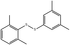 2,6-ジメチルフェニル(3,5-ジメチルフェニル)ペルスルフィド 化学構造式