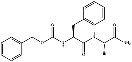 Z-Phe-Ala-NH2 化学構造式