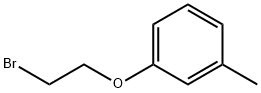 1-(2-溴乙氧基)-3-甲基苯 结构式