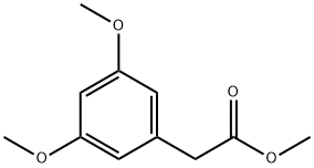 (3,5-二甲氧基苯基)乙酸甲酯, 6512-32-9, 结构式