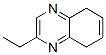 Quinoxaline,  2-ethyl-5,8-dihydro- Structure
