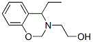 2H-1,3-Benzoxazine-3(4H)-ethanol,4-ethyl-,(-)-(9CI) Structure