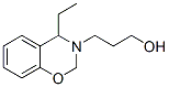 2H-1,3-Benzoxazine-3(4H)-propanol,4-ethyl-,(+)-(9CI) Structure
