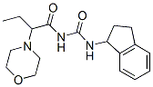1-(2-Morpholinobutyryl)-3-(indan-1-yl)urea Structure