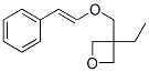 Oxetane, 3-ethyl-3-[[(2-phenylethenyl)oxy]methyl]- (9CI) 结构式