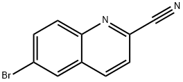 6-溴-2-氰基喹啉 结构式