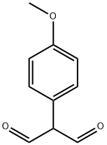 2-(4-甲氧基苯基)丙二醛 结构式