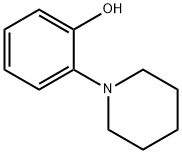 2-ピペリジノフェノール 化学構造式