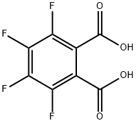 テトラフルオロフタル酸 化学構造式