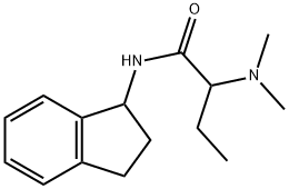 2-(Dimethylamino)-N-(indan-1-yl)butyramide 结构式