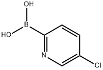 5-氯吡啶-2-硼酸 结构式