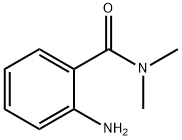 2-アミノ-N,N-ジメチルベンズアミド 化学構造式