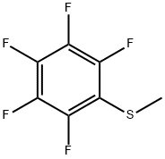 Methyl(pentafluorophenyl) sulfide Structure