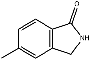5-甲基-异吲哚啉-1-酮, 65399-03-3, 结构式