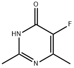 5-氟-2,6-二甲基-4(3H)-嘧啶酮, 654-41-1, 结构式