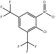 3，5ビストリフルオロメチル2クロロニトロベンゼン 化学構造式