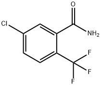 5-クロロ-2-(トリフルオロメチル)ベンズアミド 化学構造式