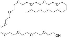 聚氧乙烯月桂醇醚, 6540-99-4, 结构式