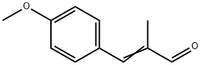3-(4-甲氧基苯基)-2-甲基-2-丙烯醛 结构式