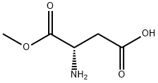 DL-天冬氨酸甲酯 结构式