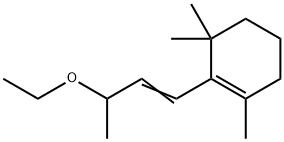 2-(3-ethoxybuten-1-yl)-1,3,3-trimethylcyclohexene 结构式