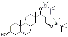 (3β,15α,17β)-15,17-Bis-O-(tert-butyldimethylsilyloxy) Androst-5-en-3-ol 结构式