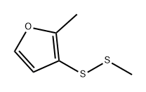 甲基(2-甲基-3-呋喃基)二硫 结构式