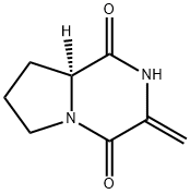 Pyrrolo[1,2-a]pyrazine-1,4-dione, hexahydro-3-methylene-, (S)- (9CI) 结构式