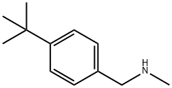 4-叔丁基-N-甲基苯甲胺 结构式
