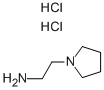2-(ピロリジン-1-イル)エタンアミン二塩酸塩 化学構造式